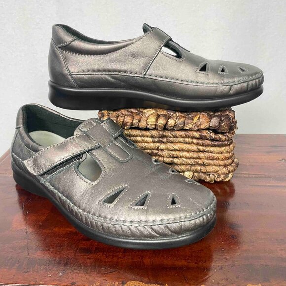 SAS Roamer EZ Strap Walking Shoe in Santolina Womens Size 7W - Picture 1 of 15